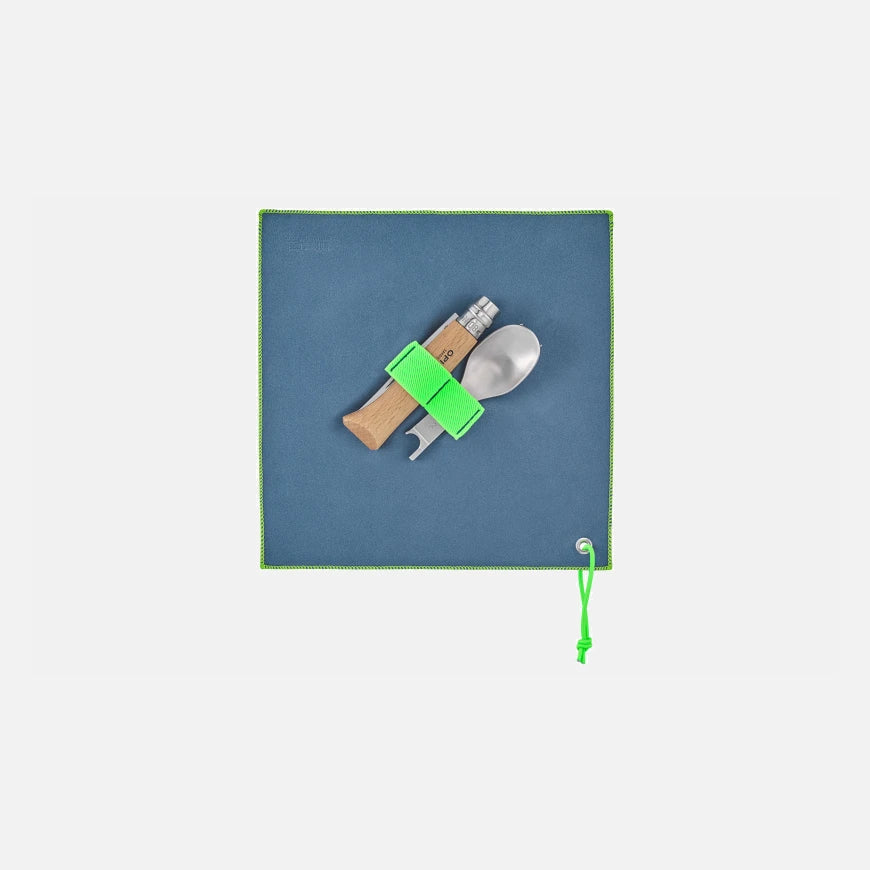 Set Completo Picnic - Coltello Tascabile + Tovaglietta + Forchetta/Cucchiaio