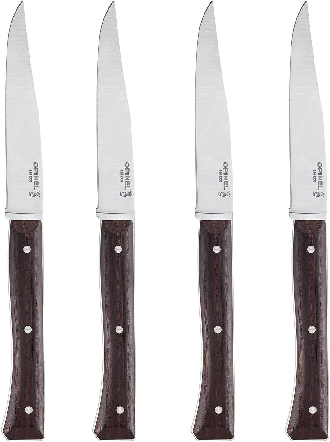 Set 4 coltelli Tavola - Facette Frassino scuro