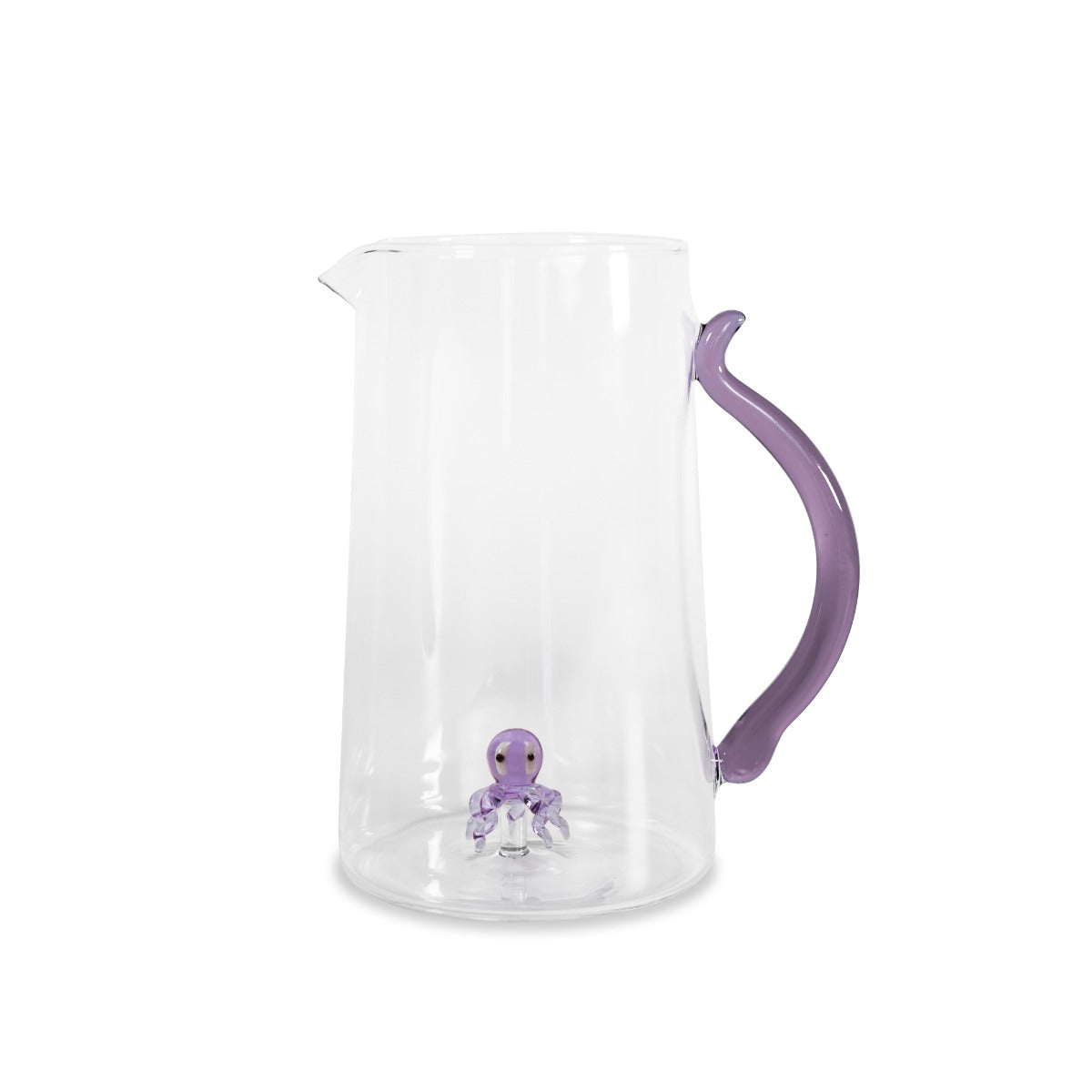 Caraffa in vetro borosilicato - 1,2L / Decoro Polipo