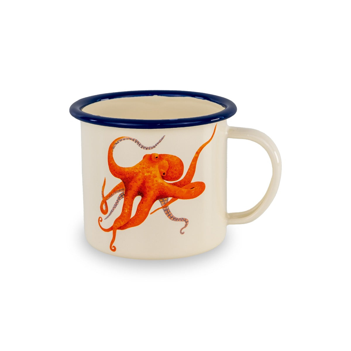 Mug in latta smaltata - Capacità 350ml / Crema