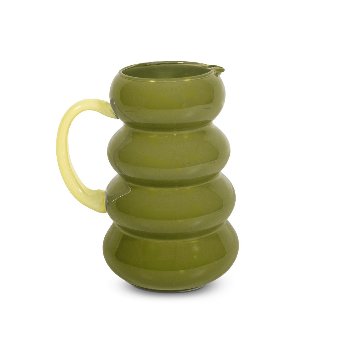 Brocca in vetro - Capacità 1.5L / Verde