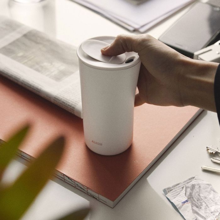 Alessi - " BURI " BICCHIERE TERMICO COLOR CREMA