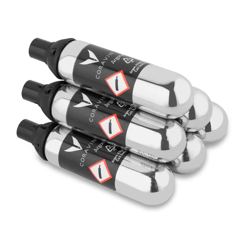 Set 6 Capsule di gas argon Pure per sistema mescita Coravin