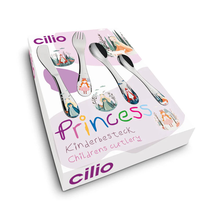 Set 4 Pezzi Posate per bambini "Princess"
