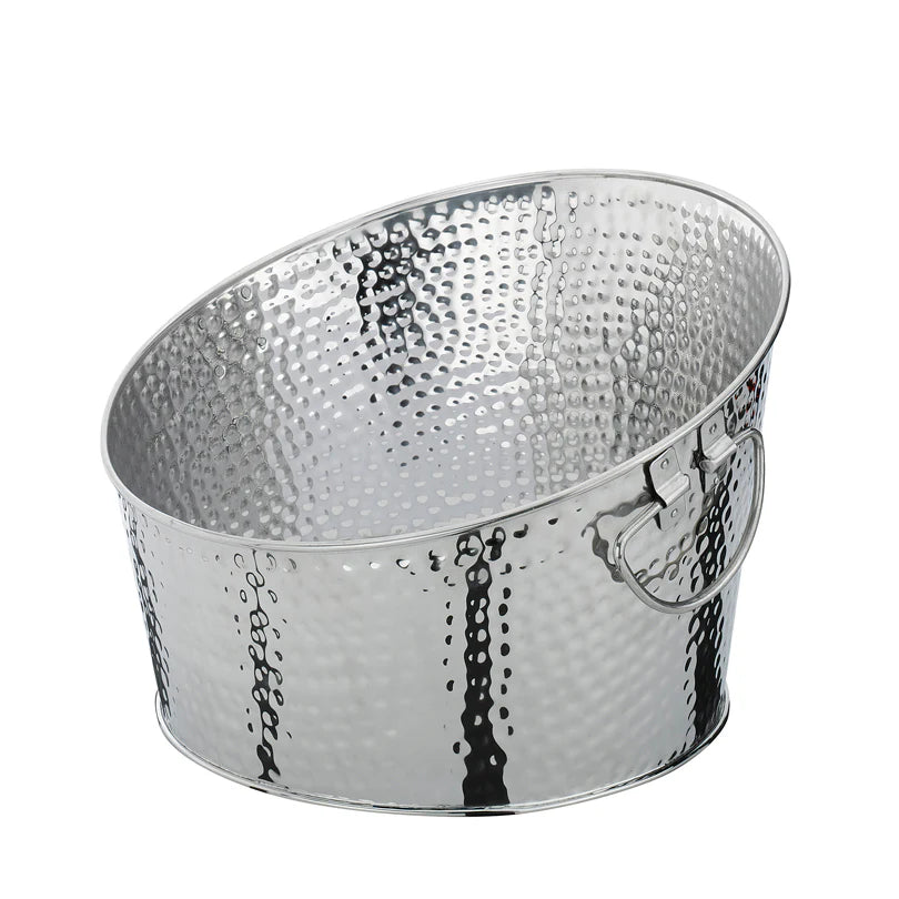 Spumantiera in Metallo Mertallato - portaghiacco con 2 manici