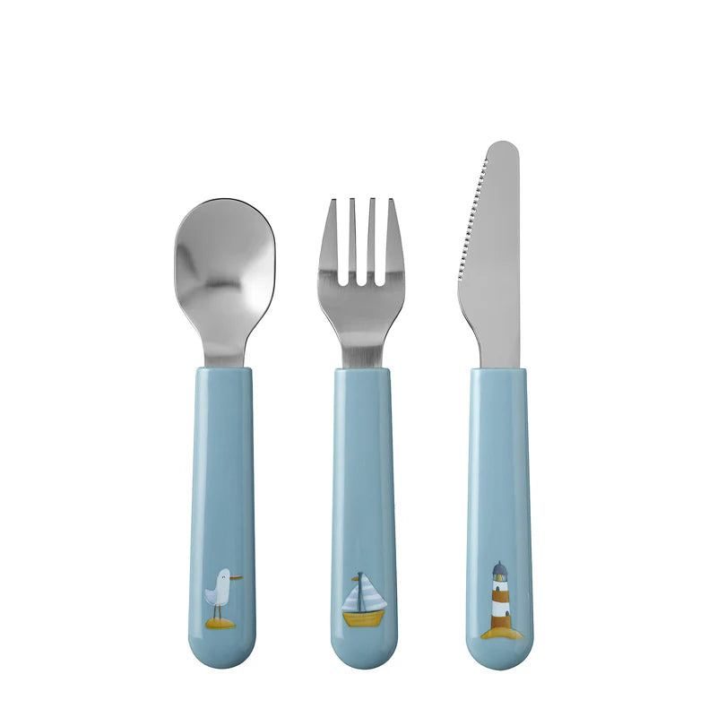 Kit 3 Pezzi Posate per bambini "Mio - Sailors Bay"