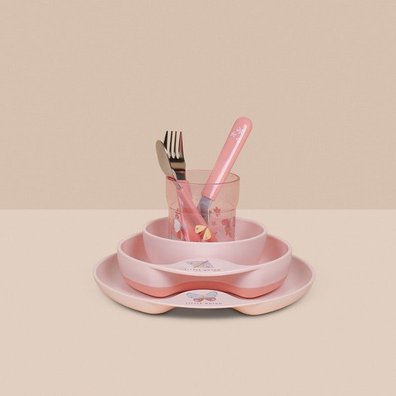 Coppetta alta per bambini "Mio - Flowers & Butterflies"