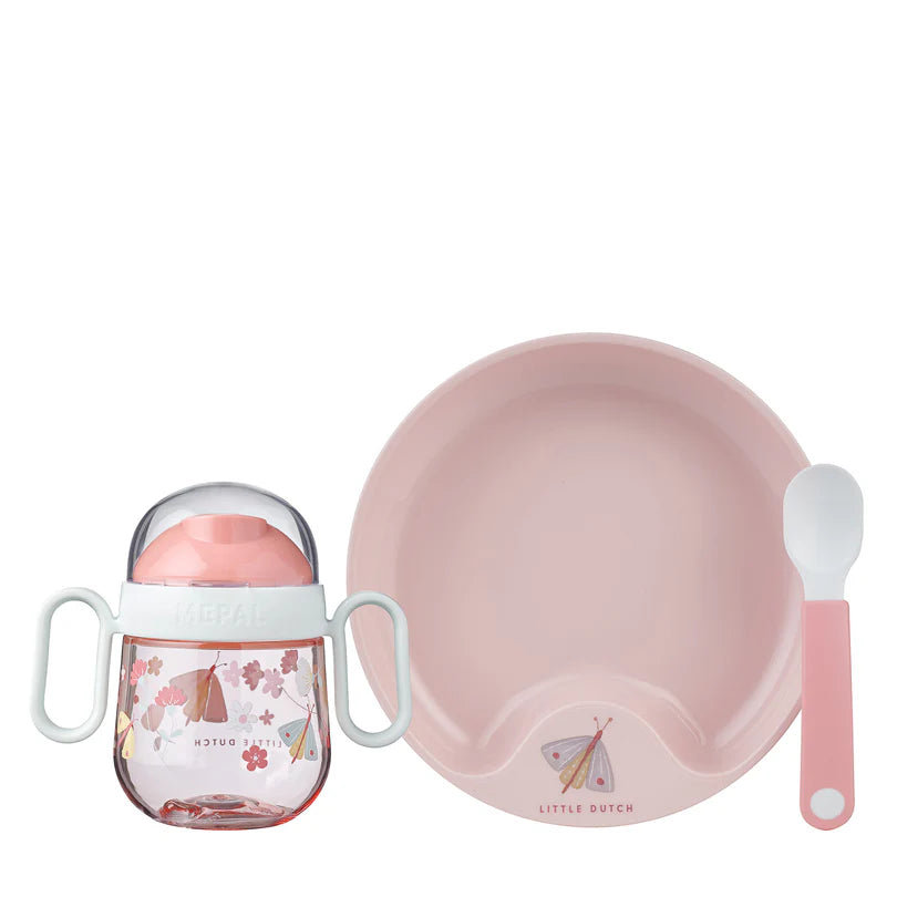 Set 3 Pezzi pappa per neonati "Mio - Flowers & Butterflies"