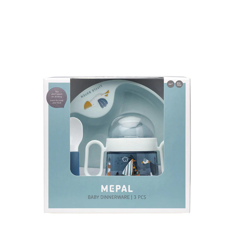 Set 3 Pezzi pappa per neonati "Mio - Sailors Bay"