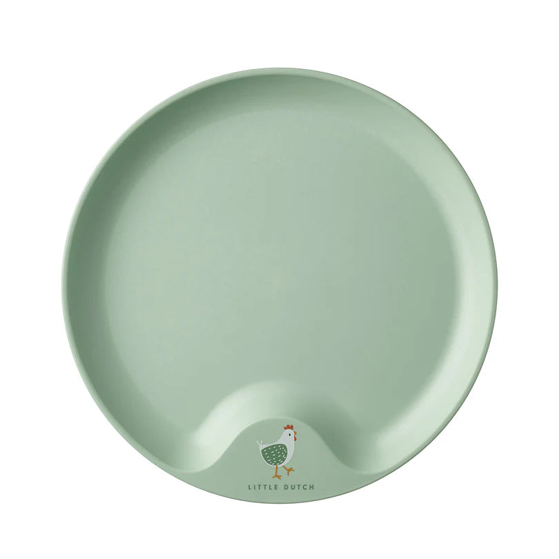 Piatto per pappa antiscivolo "Mio - Little Farm"