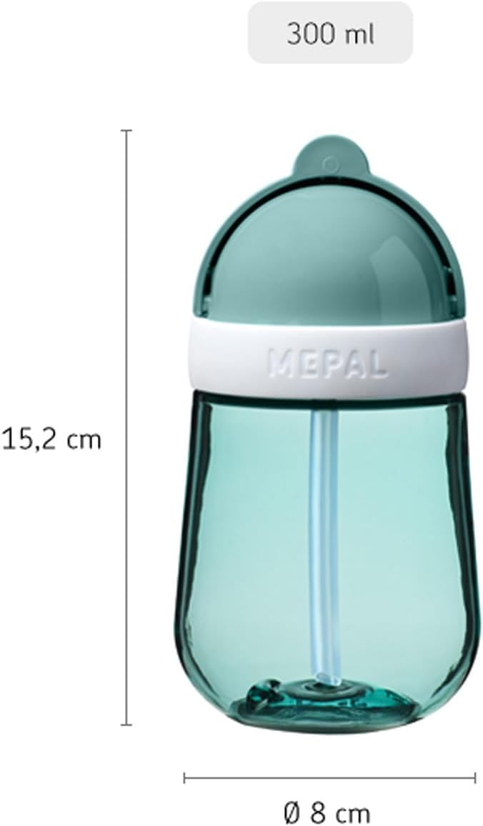 Bicchiere con cannuccia per bambini "Mio - Little Farm" - 300ml