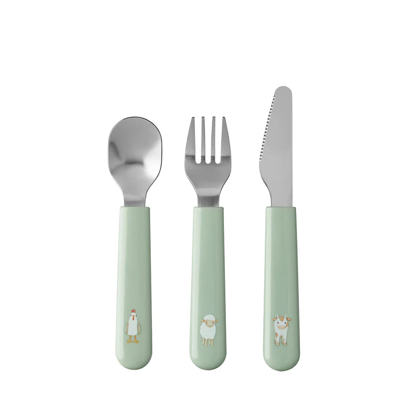 Set 3 Pezzi Posate per bambini "Mio - Little Farm"
