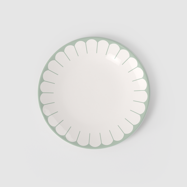 Fleur - Piatto piano / Verde