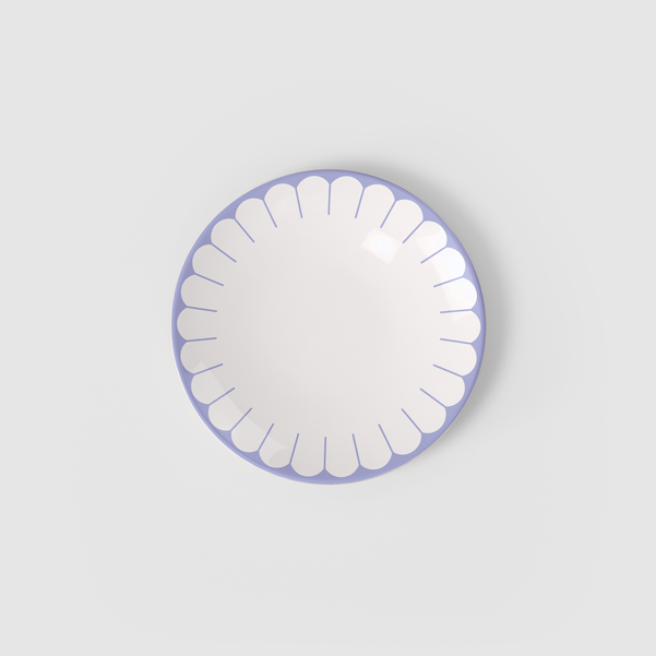 "Fleur" Piatto da dessert - Colazione / Bleu