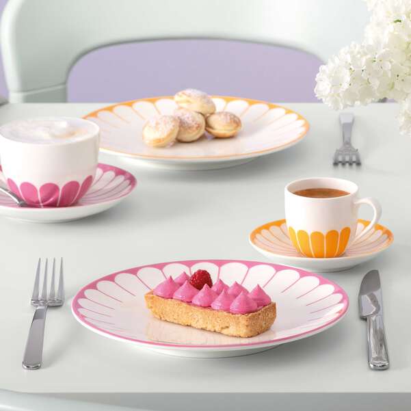 "Fleur" Piatto da dessert - colazione / Cassis