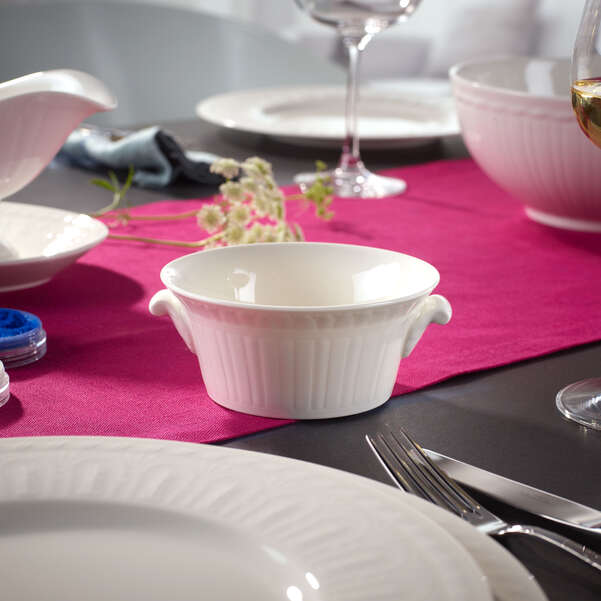 Cellini Ciotola per zuppa in porcellana di colore bianco