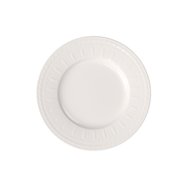 Cellini Piatto piano in porcellana di colore bianco - 27,2 cm