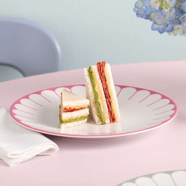 "Fleur" Piatto piano / Cassis