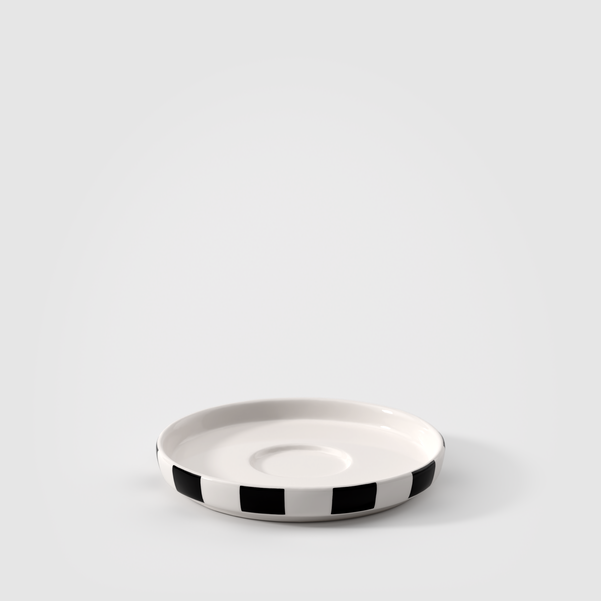 "Memphis" Piattino per tazzina da caffè / Bianco