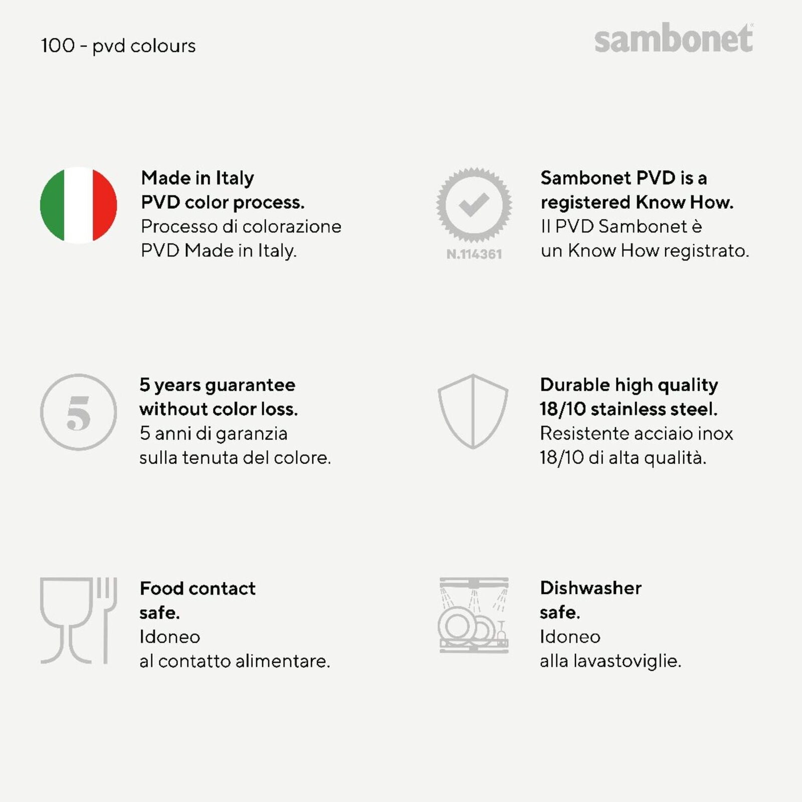 100, Servizio tavola 24 posate