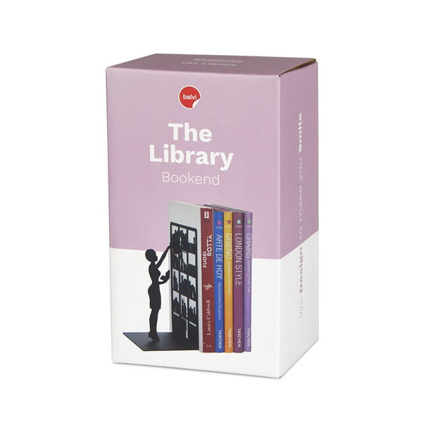 Fermalibri " The Library " nero