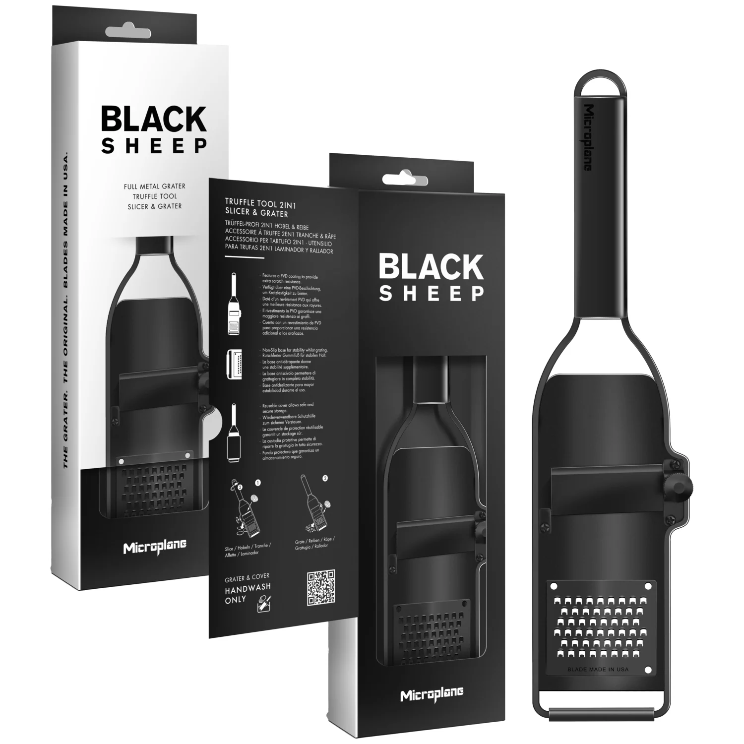 Accessorio per Tartufo 2in1 - Affetta & Grattugia colore black sheep