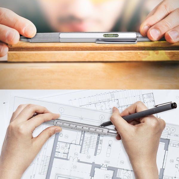 Penna multifunzione The Architect - color silver