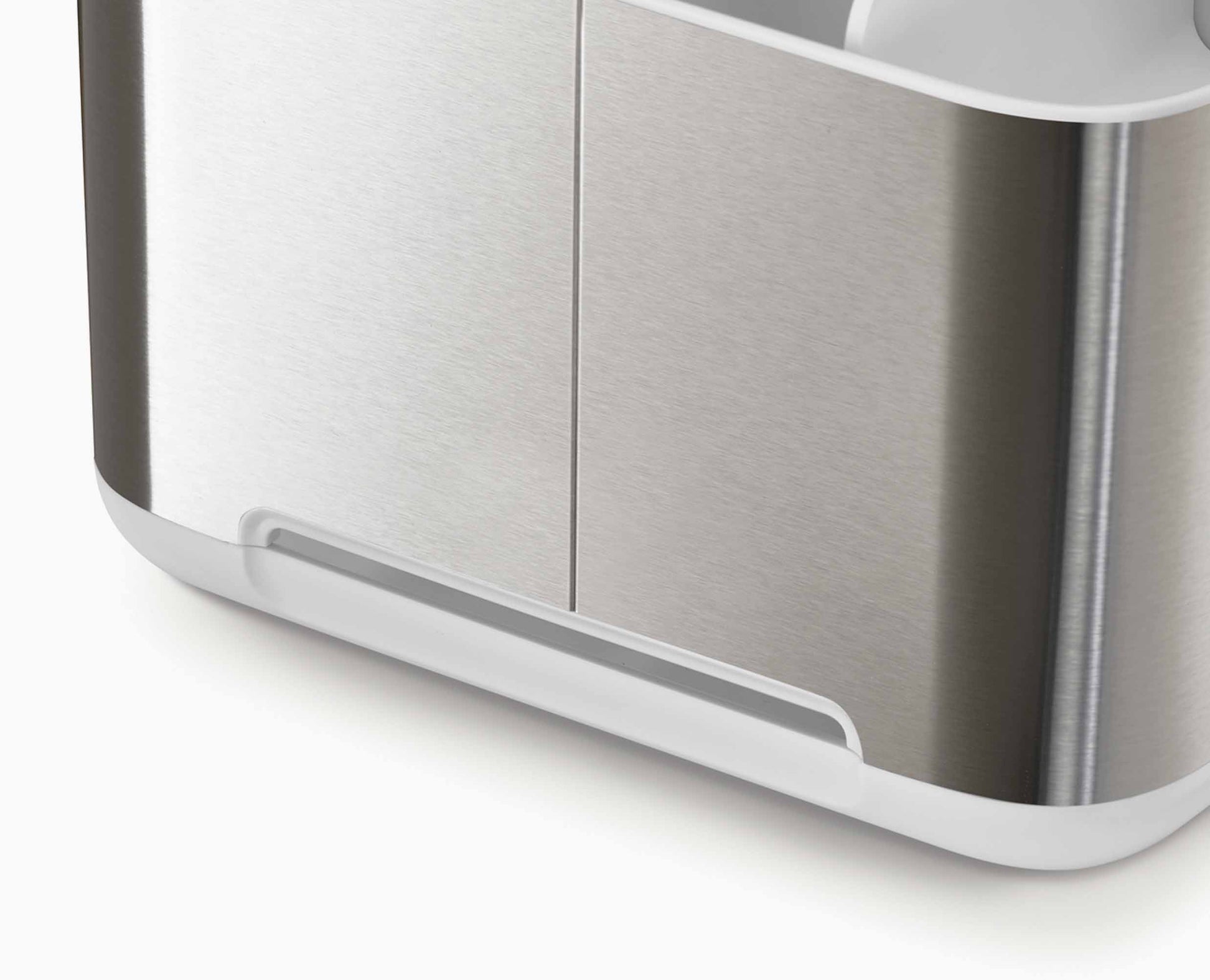 EasyStore™ Porta spazzolini grande in acciaio inossidabile