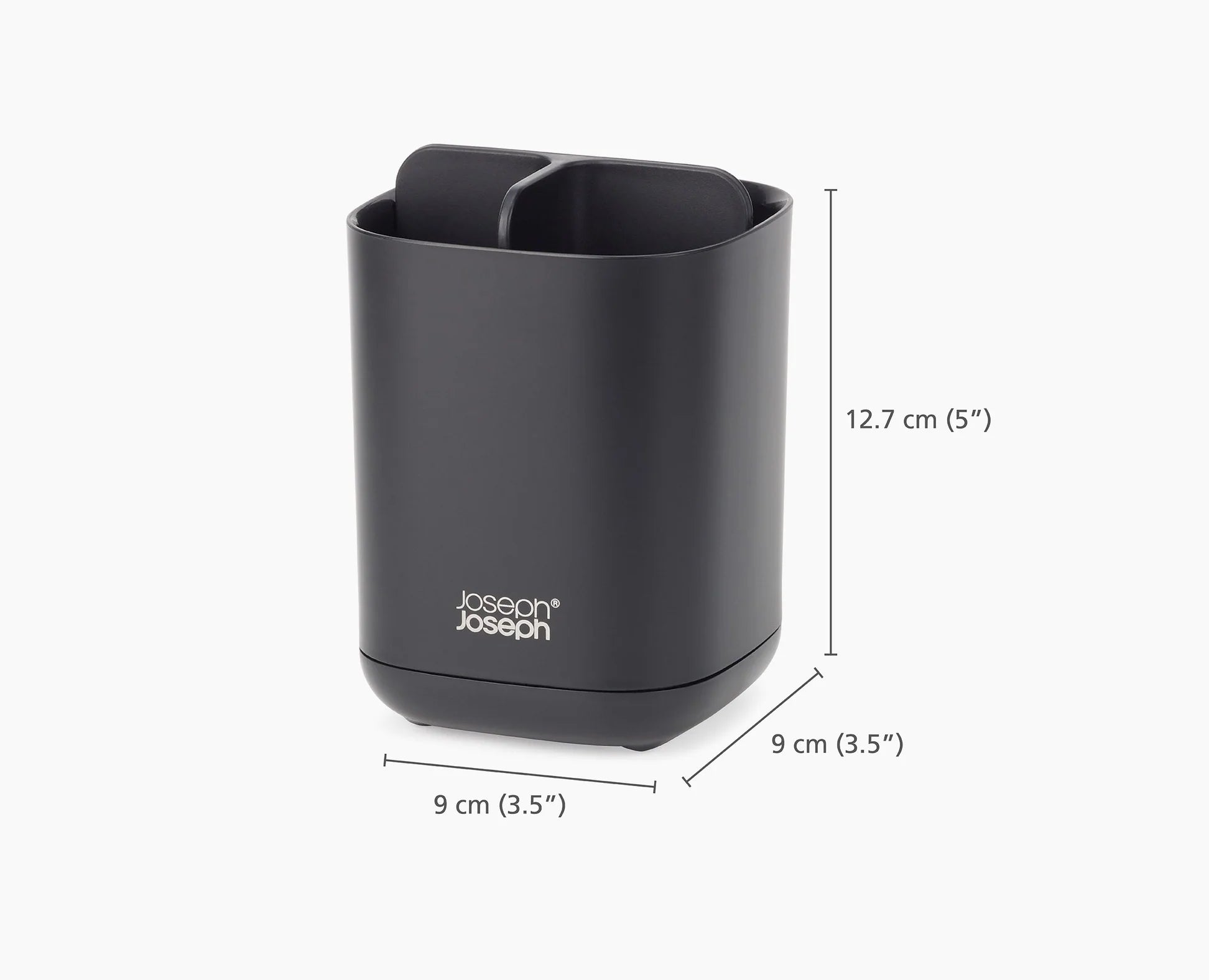 EasyStore™ Porta spazzolini nero opaco