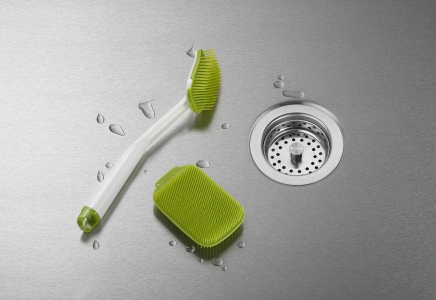SET DI SPAZZOLA PER STOVIGLIE E SCRUBBER - CLEAN TECH
