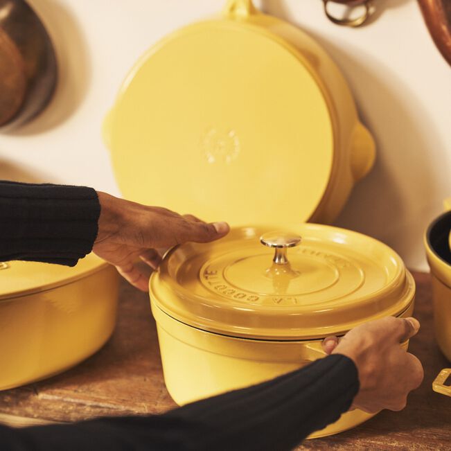 Cocotte rotonda - 24 cm, citron