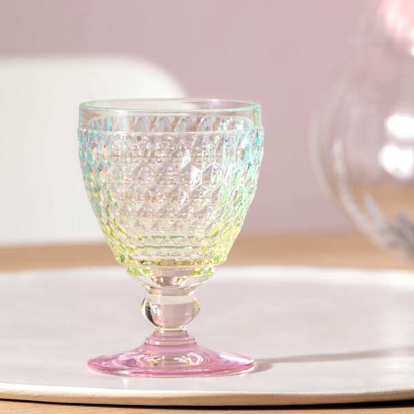 Boston Bicchiere da vino bianco multicolore, 125 ml, cristallo