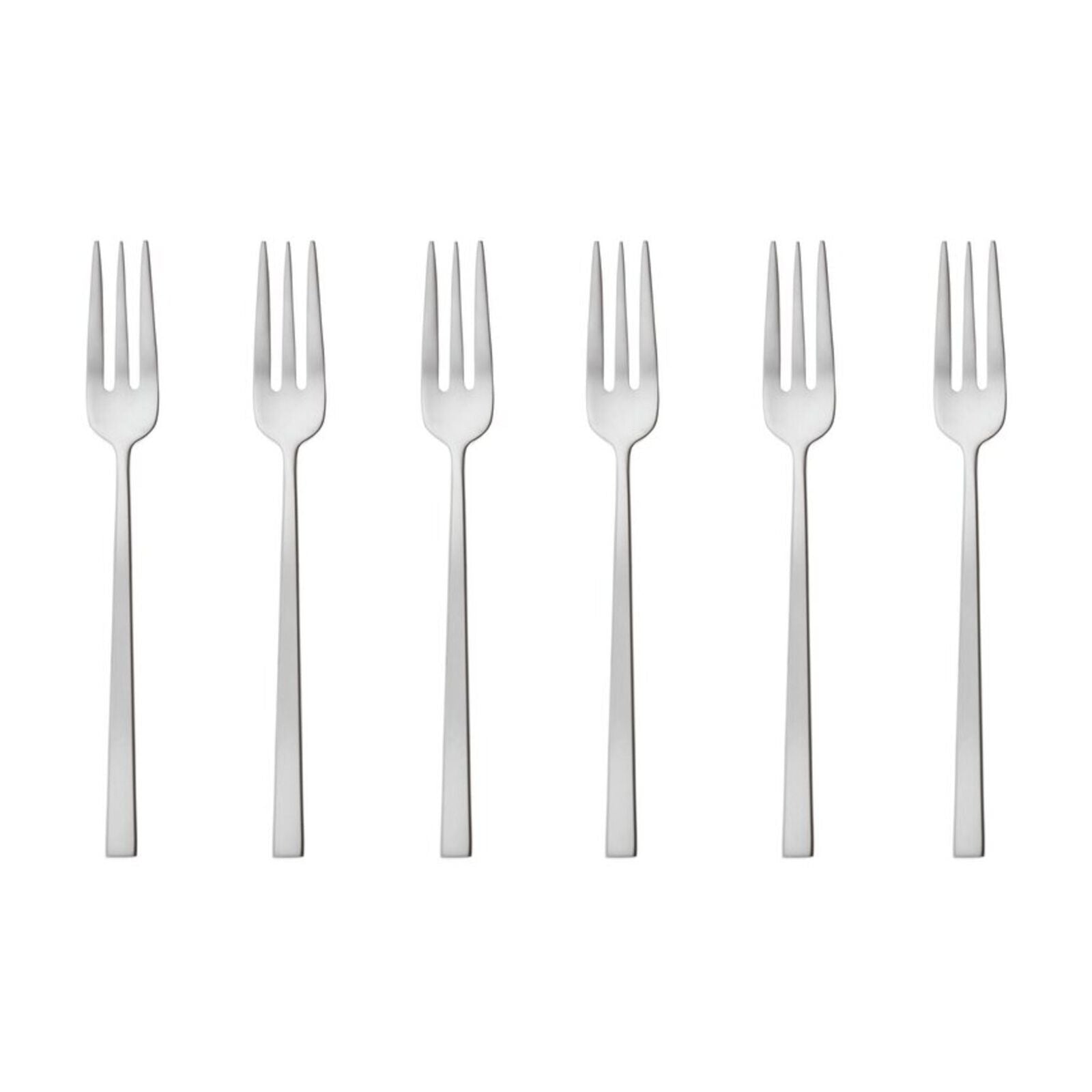 Rock, Set 6 forchettine dolce - Acciao Inox "Antique"