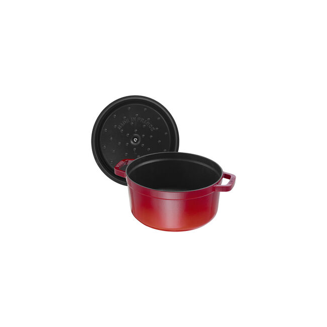 Cocotte rotonda - 30 cm, ciliegia