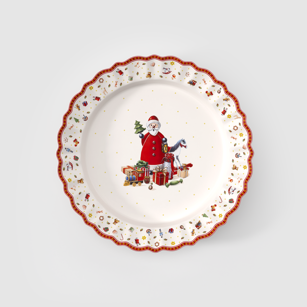 Toy's Delight Scodella da portata rossa, Premium Porcelain