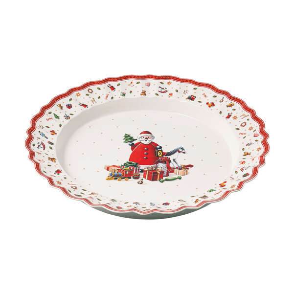 Toy's Delight Scodella da portata rossa, Premium Porcelain