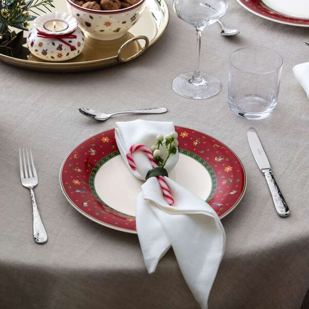 Villeroy & Boch - Toy's Delight Piatto piano rosso, Ø26,8 cm