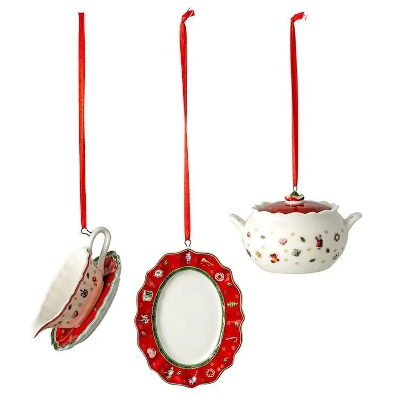 set di 3 ornamenti natalizi Toy's Delight Decoration - set 3 pezzi