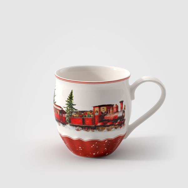 Annual Christmas Edition Tazza multicolore, 380 ml, Premium Porcelain