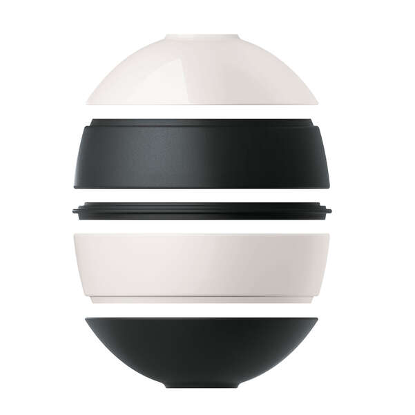 La petite Boule Set per l'aperitivo nero, Premium Porcelain