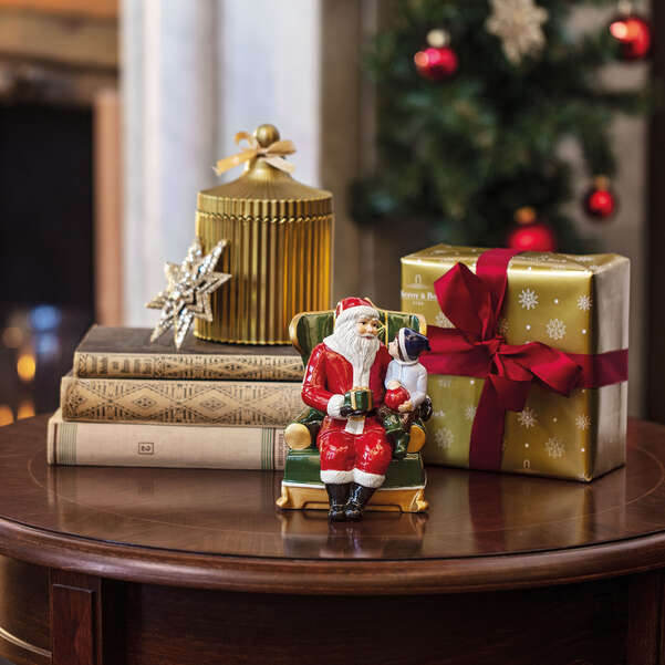 Christmas Toy's Carillon Natale multicolore, 10 x 10 x 15 cm, porcellana