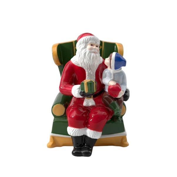 Christmas Toy's Carillon Natale multicolore, 10 x 10 x 15 cm, porcellana