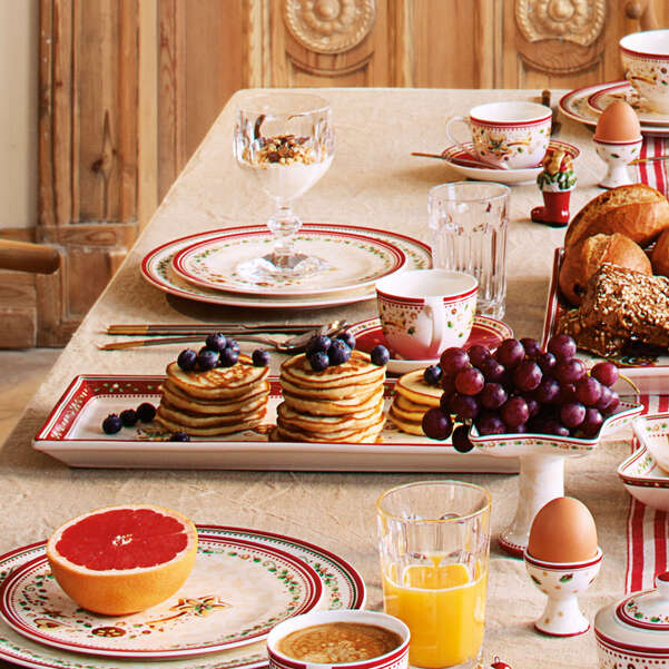 Winter Bakery Delight Vassoio per dolci e torte rosso, 39,7 x 17,3 cm, Premium