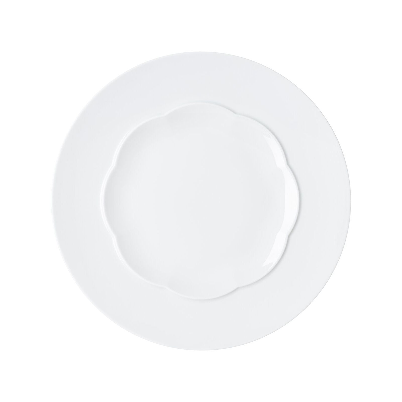 Sonetto Bianco Piatto 28 cm lucido