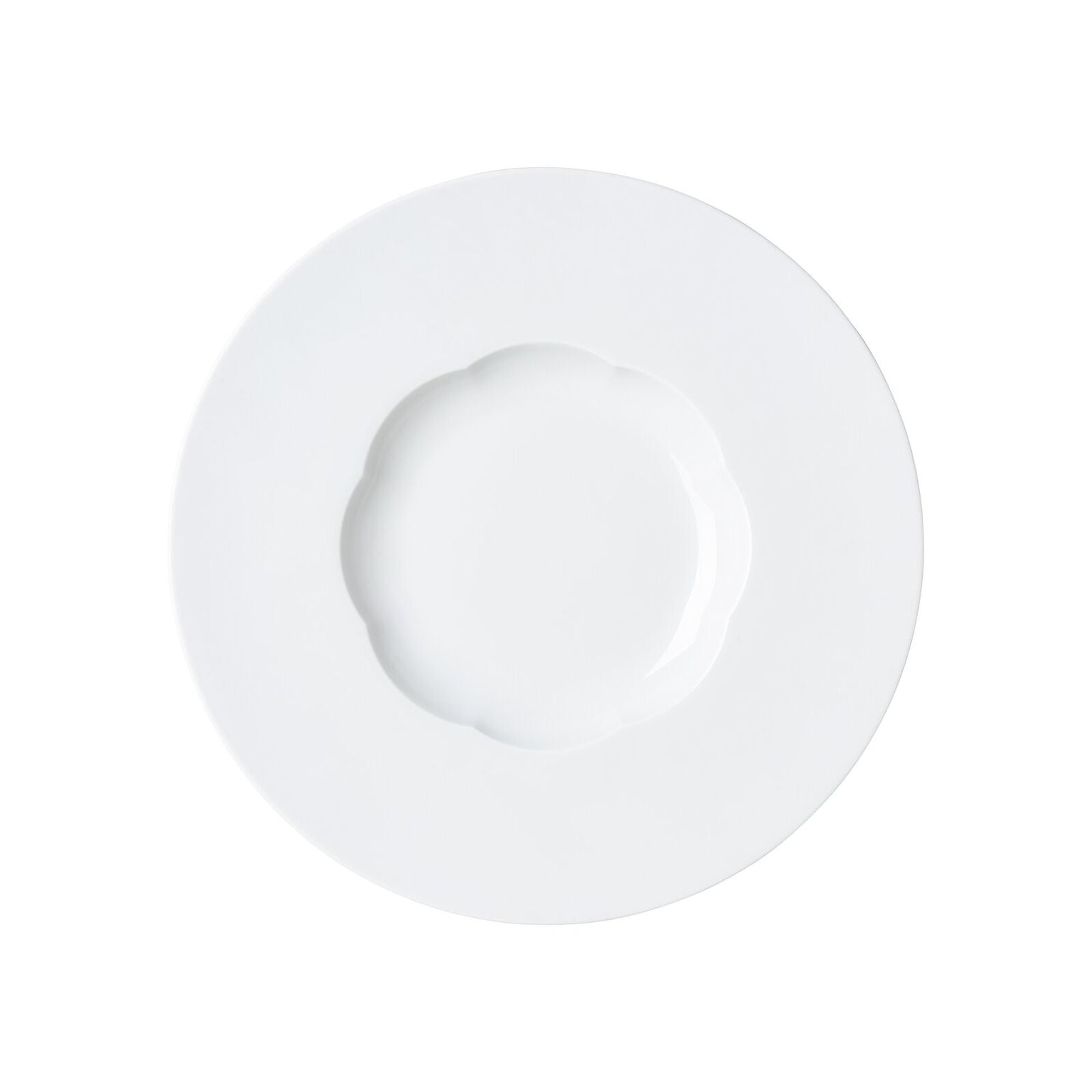 Sonetto Bianco Piatto fondo 22 cm lucido