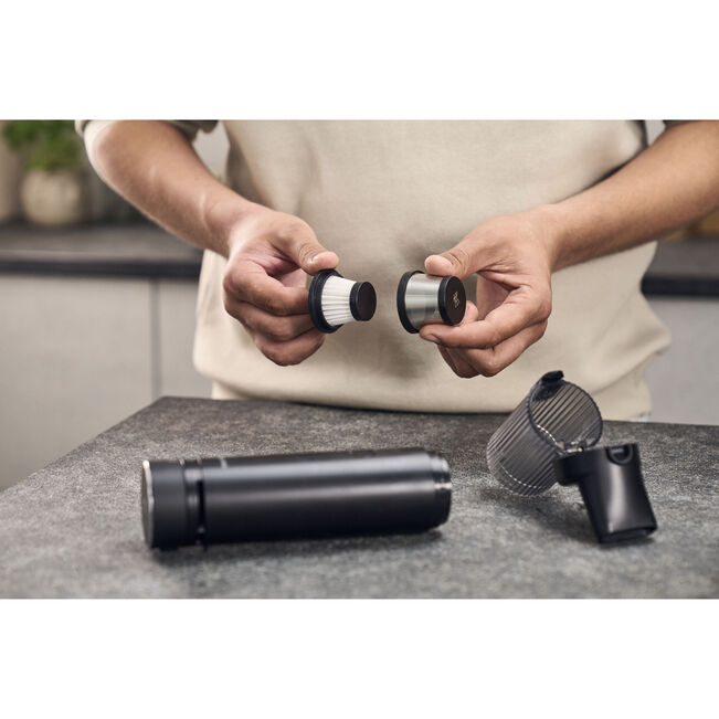 ZWILLING XTEND Aspirabriciole senza filo, Starter set con batteria