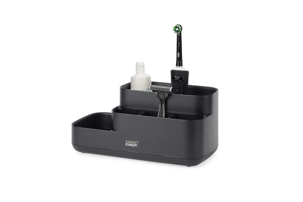 EasyStore™ portaoggetti per bagno nero opaco