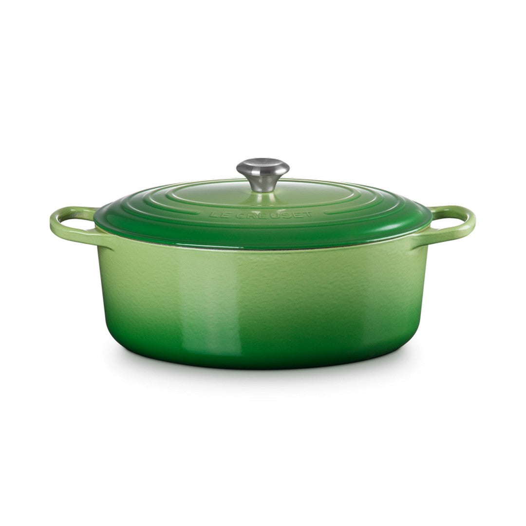 Le Creuset Cocotte ovale Evolution in ghisa 35cm Verde Bamboo