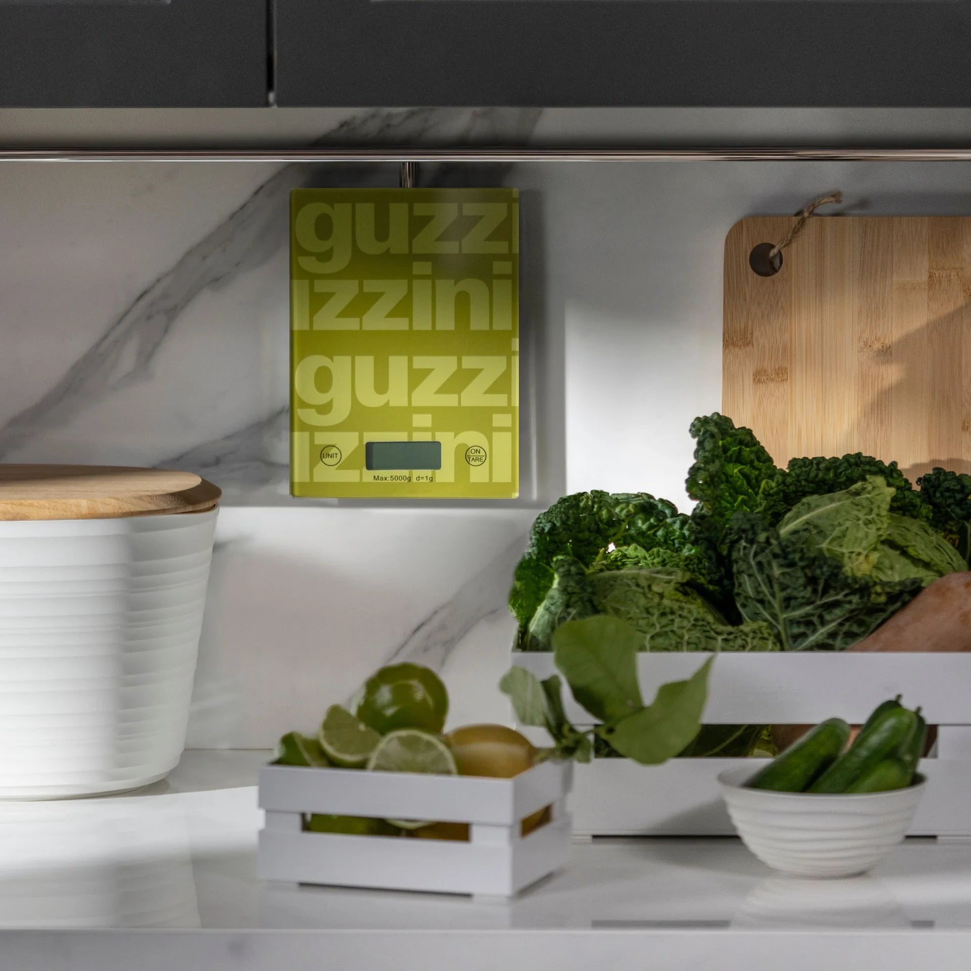 Bilancia Da Cucina Digitale Rett. In Vetro 'Label'