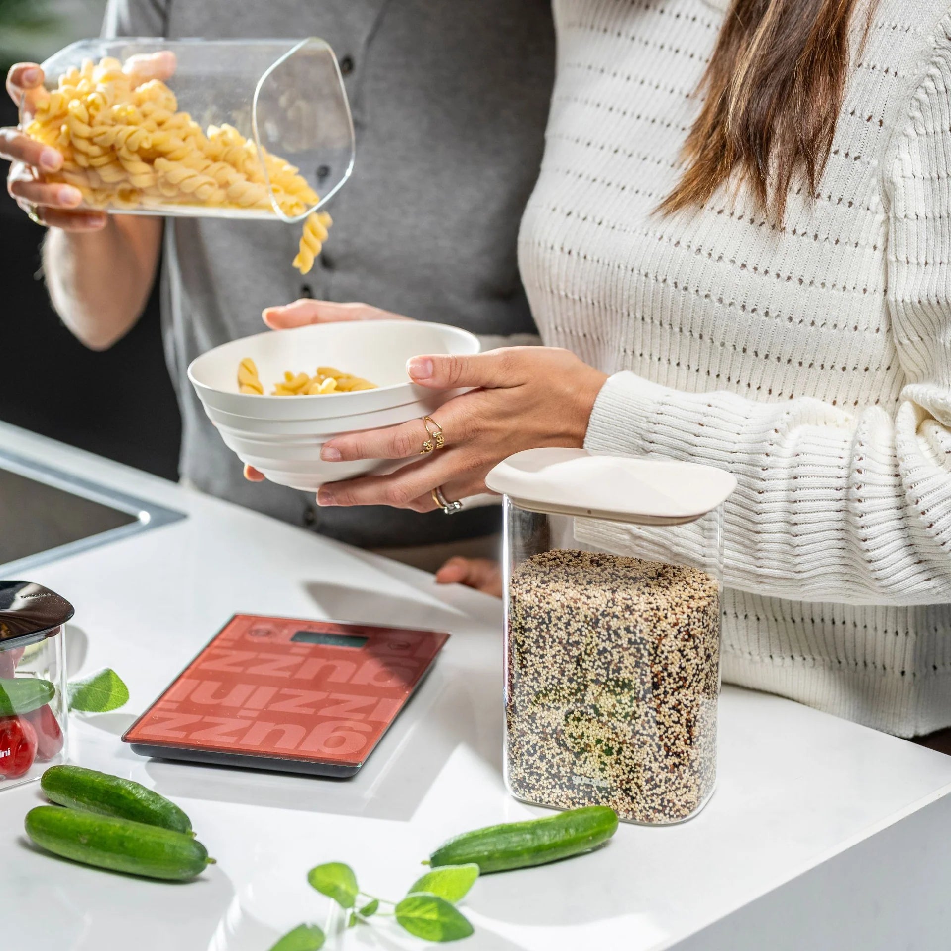 Bilancia Da Cucina Digitale Rett. In Vetro 'Label'